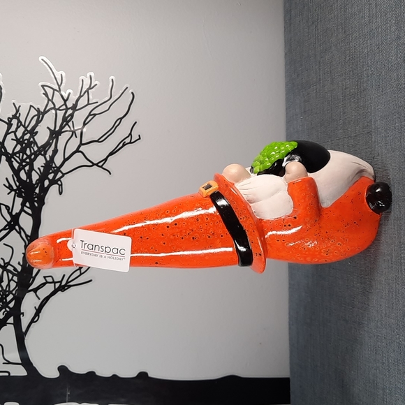 Gnome Halloween Witch Decor Figure Figurine Whimsical Party Cauldron Fun Statue - Picture 2 of 8